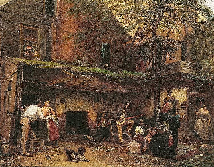 Eastman Johnson Negro Life at the South China oil painting art